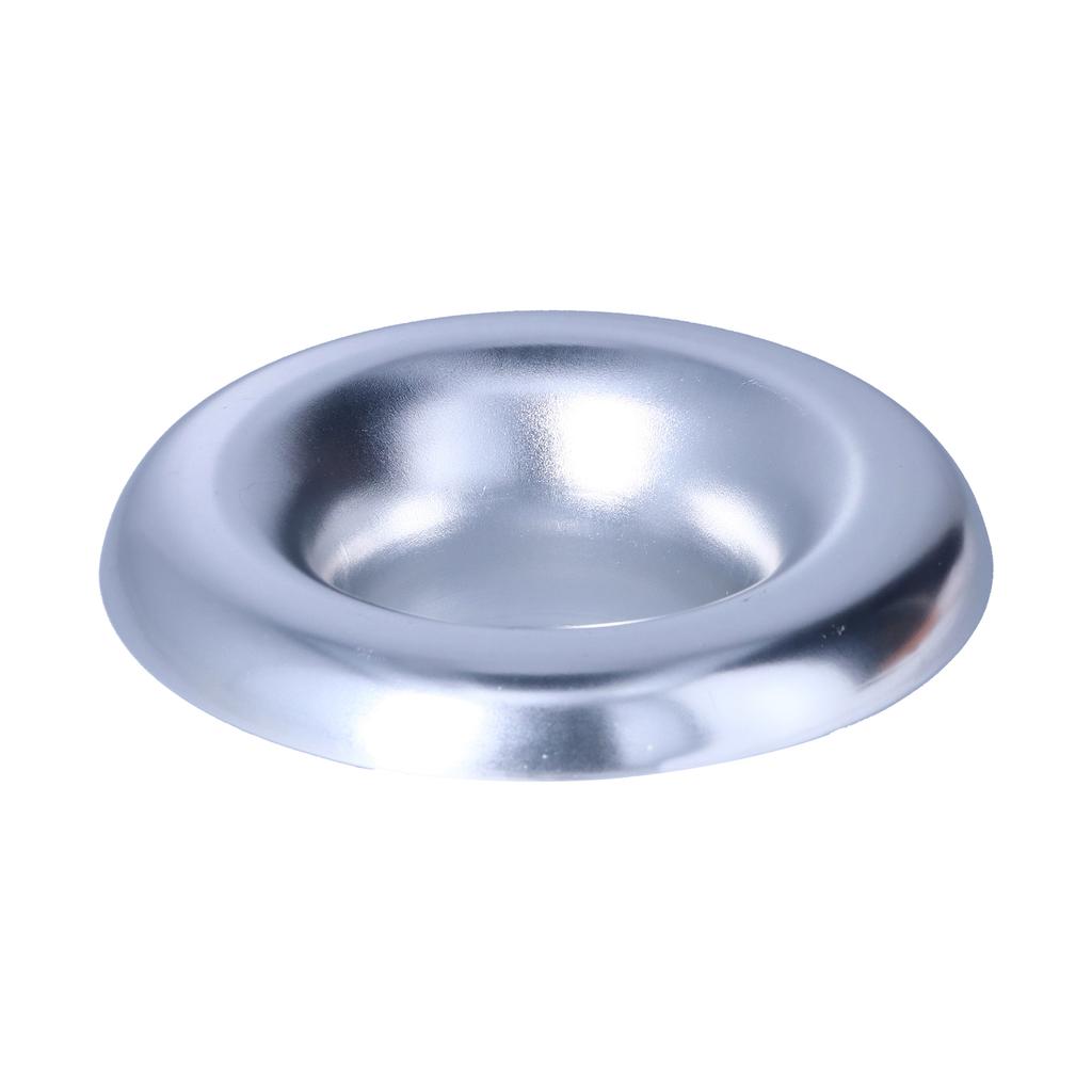 73mm2.9in Car Short Ram Cold Air Intake Turbo Horn Aluminum Velocity Stack AdapterSilver