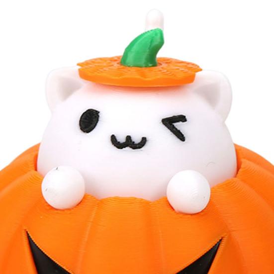 Ghost Figurine 3D Printed Pumpkin Resin Decor Figure Tiny Figurine