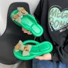 Summer Women Slippers Fashion Bowknot Flip Flops Beach Shoes for Women Non-slip EVA Slippers Outdoor Women Shoes 2024