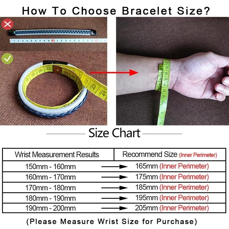 New Charm Men Bracelets Leather Rope Braided Bangles Style Women Trendy Jewelry Gifts