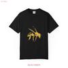 Minimalist Yellow Bee T Shirt Nature Inspired Streetwear Vintage Casual Top For Everyday Wear Soft Unisex Stretched
