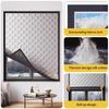 Winter New Thick Cotton Windproof and Cold Proof Curtains, Home Bedroom Partition Warm Curtains, Self-adhesive