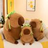 Capibara Doll Back Turtle Bag Capybara Doll Throw Pillow Snot Capybara Plush Toy