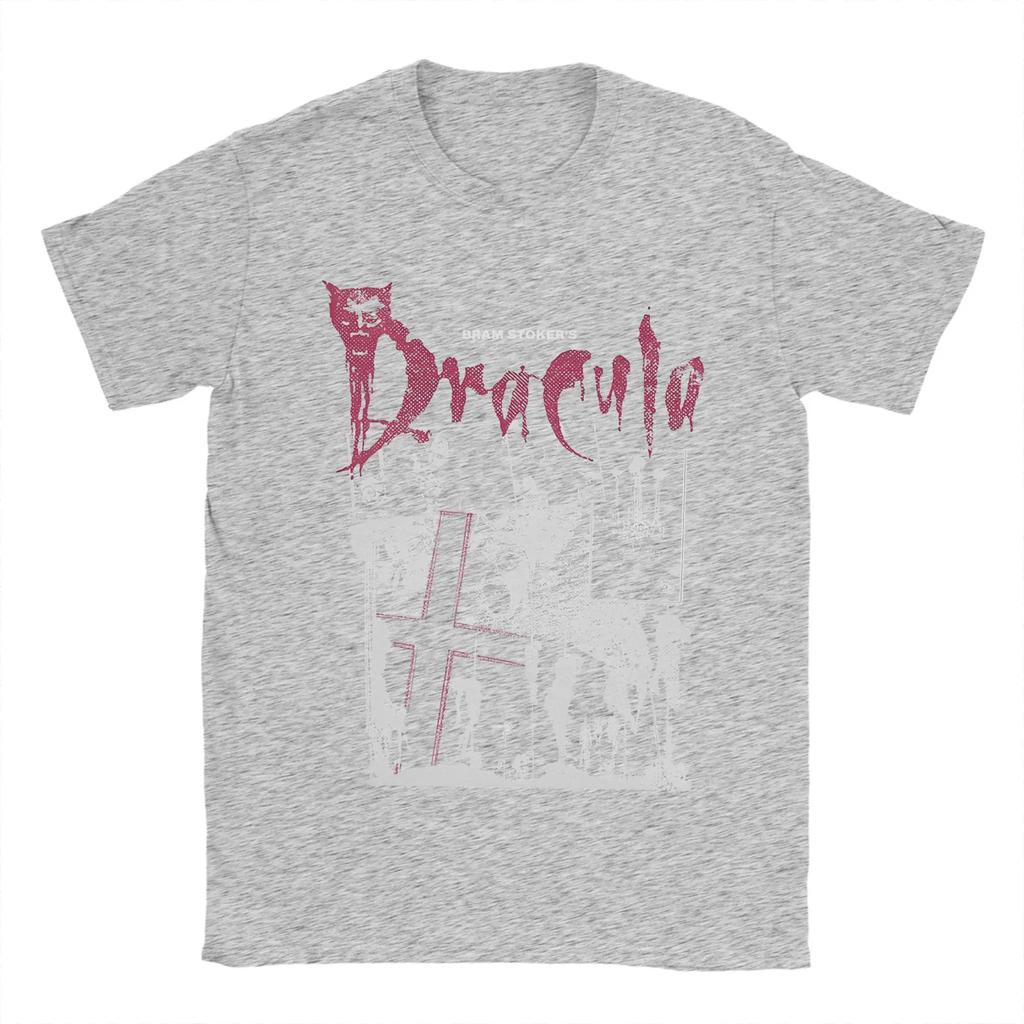Bram Stokers Dracula T Shirts for Unisex Women Pure Cotton Funny TShirts Crewneck Tee Shirt Short Sleeve Clothing Birthday Gift