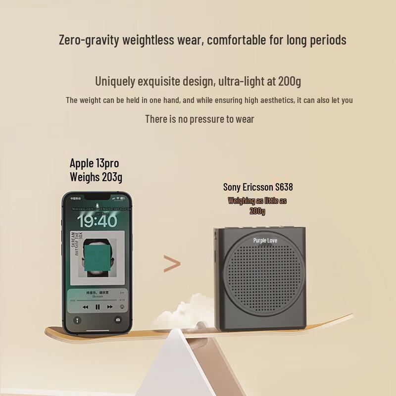 Soaiy Portable Voice Amplifier & Bluetooth Speaker CN Plug (adapter Included) (CN Version)