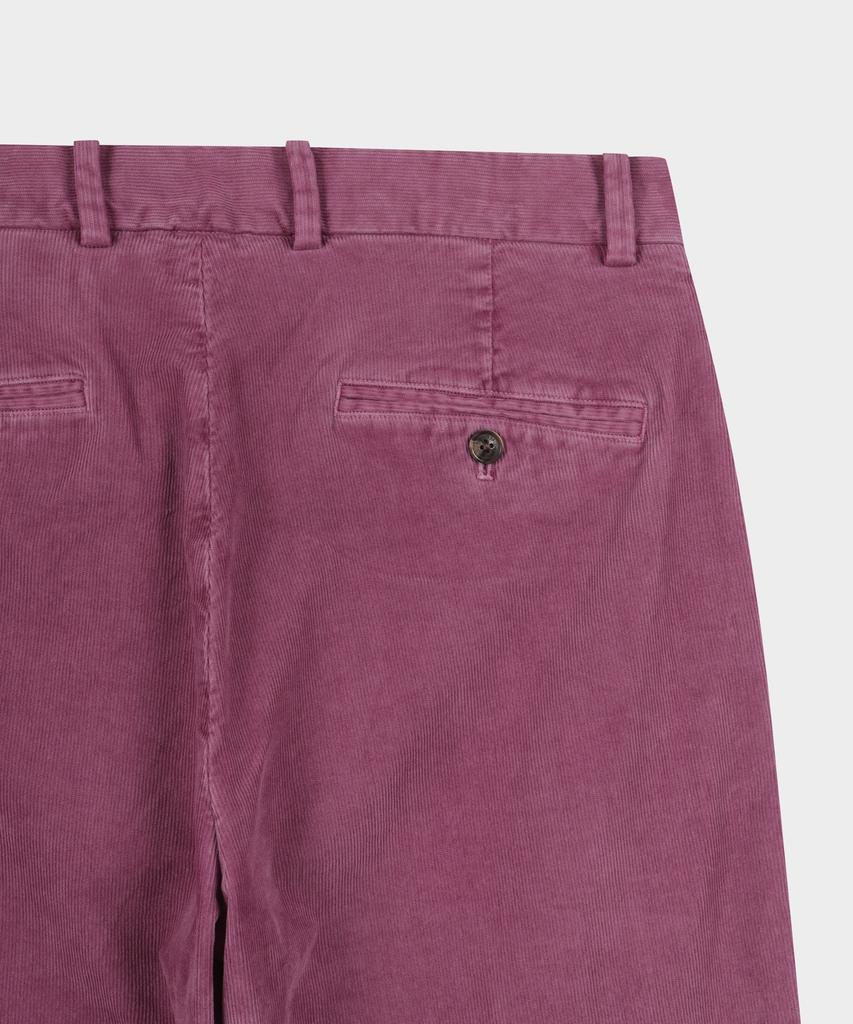 BROOKS BROTHERS Wide Fit Corduroy Garment Dyed Chino Pants (Pink) (Bbpcmnf405)