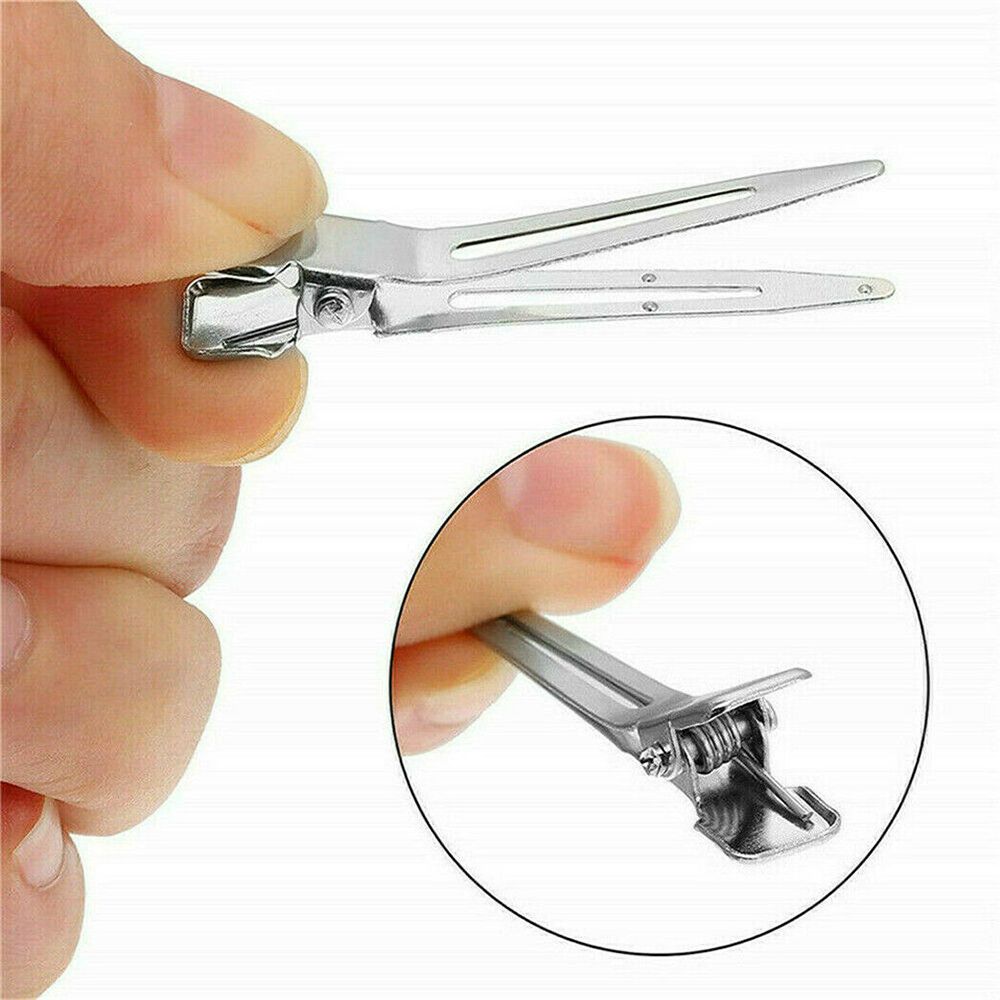 Salon Hair Clamp Hairstyling Tool No Bend For Hair Extensions Hair Pin Curl Hair Clip