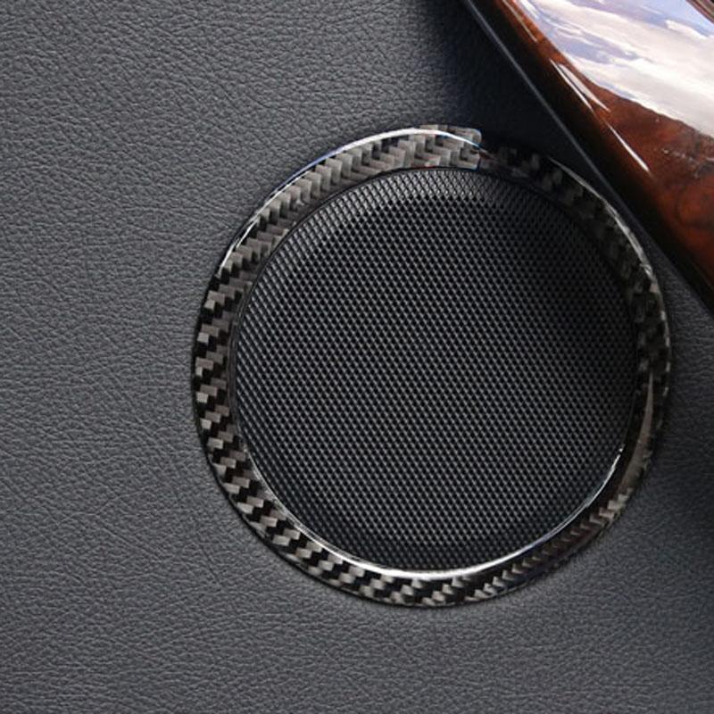 Car Styling Carbon Fiber Interior Button Panel Decoration Cover Trim Sticker Frame For BMW 3 Series F30 3gt F34 F32 Accessories