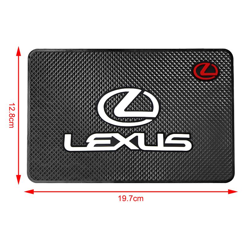 1 st Biltrafiksäker Mat Telefonhållare Halkfri Pad Biltillbehör För Lexus LS LC RZ IS350 ES300 GS350 CT200h GX460 LX570 RX500h