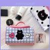 Adorable Cartoon Portable Makeup Bag For Women 2024 Large Capacity Cosmetic Organizer