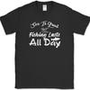 Seks jest świetny, ale wędkowanie trwa cały dzień Koszulka Zabawna Przynęta Wędka Wędka T-shirt