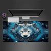 Wolf Head Mousepad Desk Pad Large Gaming Mouse Pad Gamer Ofice Mat Mouse Pad Light Gaming Room Desk Mat Unisex