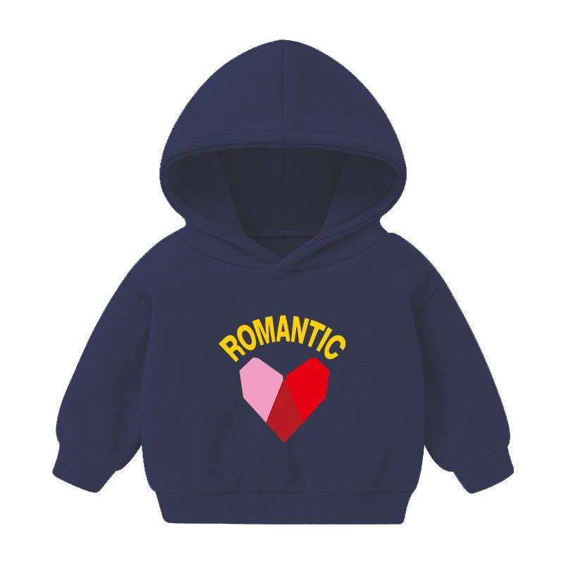Fleece Children's Hoodie Autumn and Winter Casual Cartoon Sports Hoodie for Boys and Girls