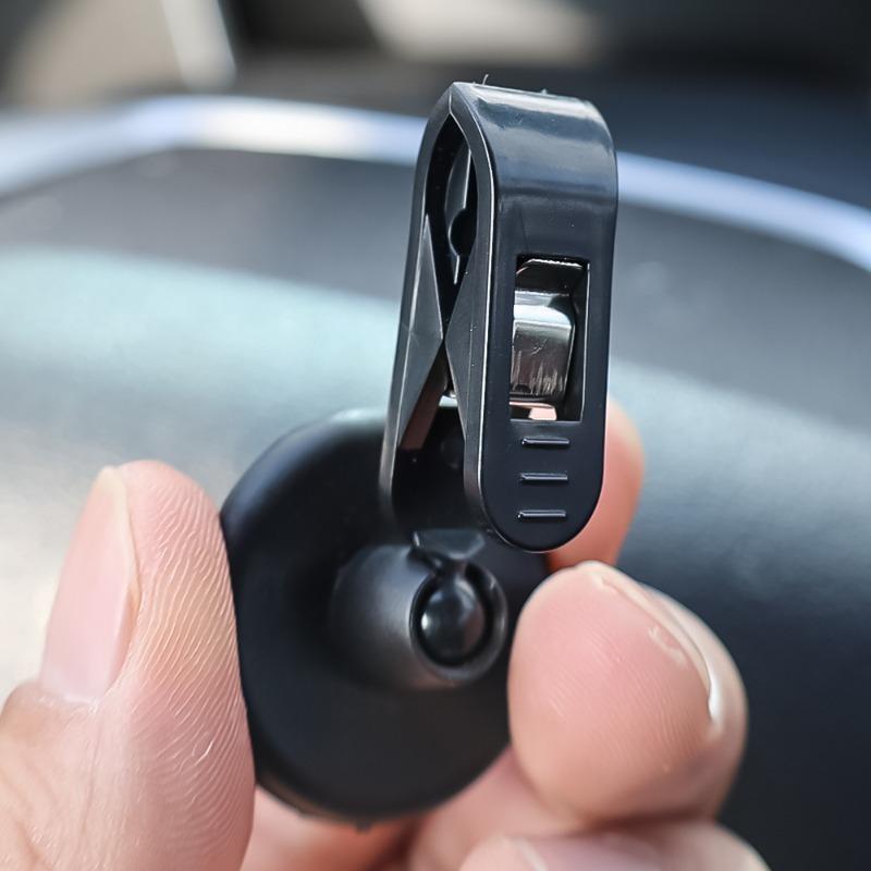 Suction Cup Ticket Clip Car Interior Window Clip Fixture Suction Cup Removable Card Clip Ticket Clips Car Towel Ticket Organizer