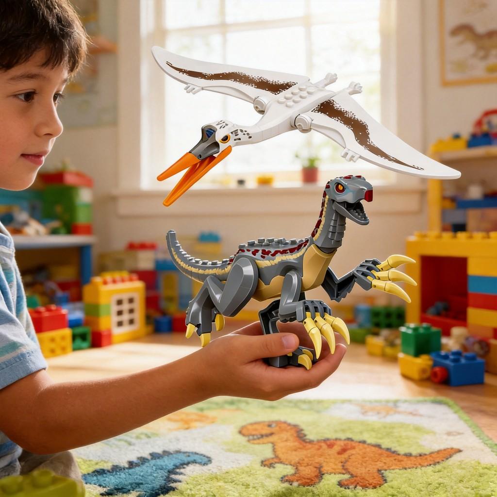 Dinosaurier Baustein Set Mit Abs Kunststoff Für Kinder Und Sammler