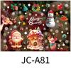 Christmas Window Decoration Stickers Merry Christmas Wall Stickers Window Glass Merry Christmas Home Decoration Happy New Year Stickers