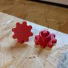 2pcs Flexible Gear Type Pipe Cap, Durable Plastic, Silicone Hose Cover and Silicone Hose Mouth Plug. Hand Tools