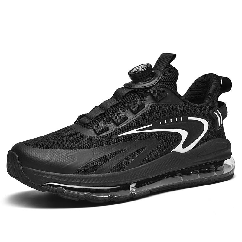 Outdoor Men Running Shoes Cushioning Jogging Sports Shoes Men's Breathable Mesh Training Sneakers Air Cushion Walking Shoes Men