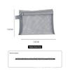 Large Capacity Mesh Data Cable & Earphone Storage Bag - Portable Mini Organizer with Card Holder