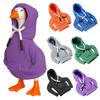 Desk Goose Hoodie Costume Adjustable Hooded Sweater for 7" Doll Mini Porch Goose Costume with Pocket Decorative Gift for Enthusiasts