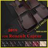 Car Floor Mats for Renault Captur 2018 Custom Auto Foot Pads Automobile Carpet