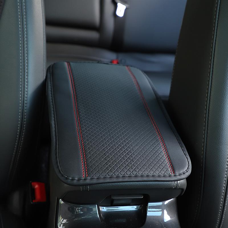VW MK4 Bora Golf 4 5 6 Passat Polo Bora Touran için araba kol dayama kutusu ped fiber deri