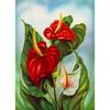 5D DIY Diamond Painting Flower Cross Stitch Kit Art Painting Rhinestone Mosaic Diamond Embroidery Home Decoration Gift