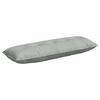 Back Cushion Light Grey 140 X 50 Cm Cord Fabric