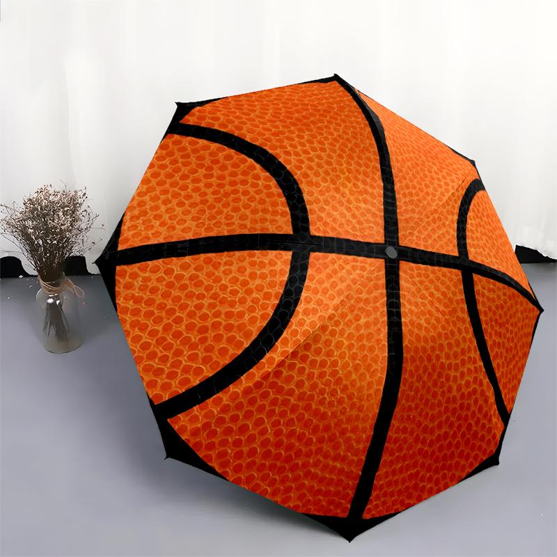 1PC Basketball Sport Umbrella Portable Folding Umbrella Iron Frame Hole Bone Structure Outdoor Home Umbrella A8