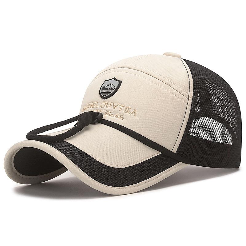 Summer Mesh Baseball Cap Women Men Letter Embroidered Patch Snapback Hat Casual Breathable Unisex Street Hip Hop Trucker Caps