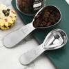 Lingurita de cafea din otel inoxidabil si lingura de masurat ustensile de cafea cu lingura de masurare gradata Lingura ergonomica precisa