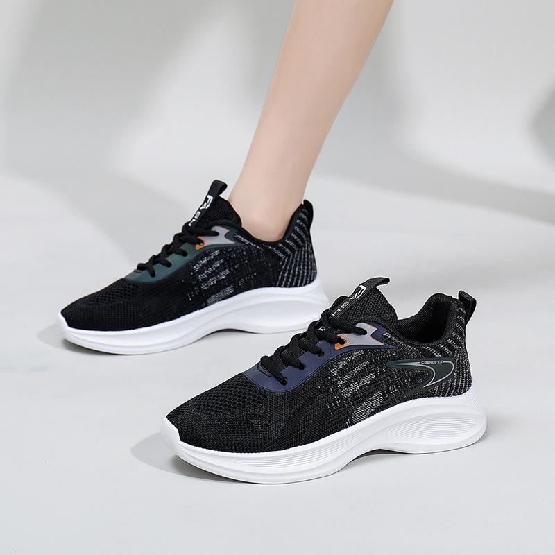 Estate Nuove Scarpe da Donna Traspiranti in Tessuto Volante Ins Scarpe da Ginnastica da Corsa Trendy Scarpe Casual da Donna