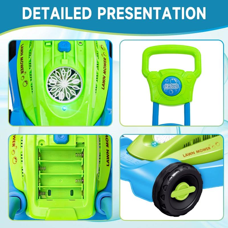 Cart Bubble Machine LAWN MOWER Squirt Toy for Outdoor Garden Party Create Surprises Bubble Blower Garden Toys for Family Kids
