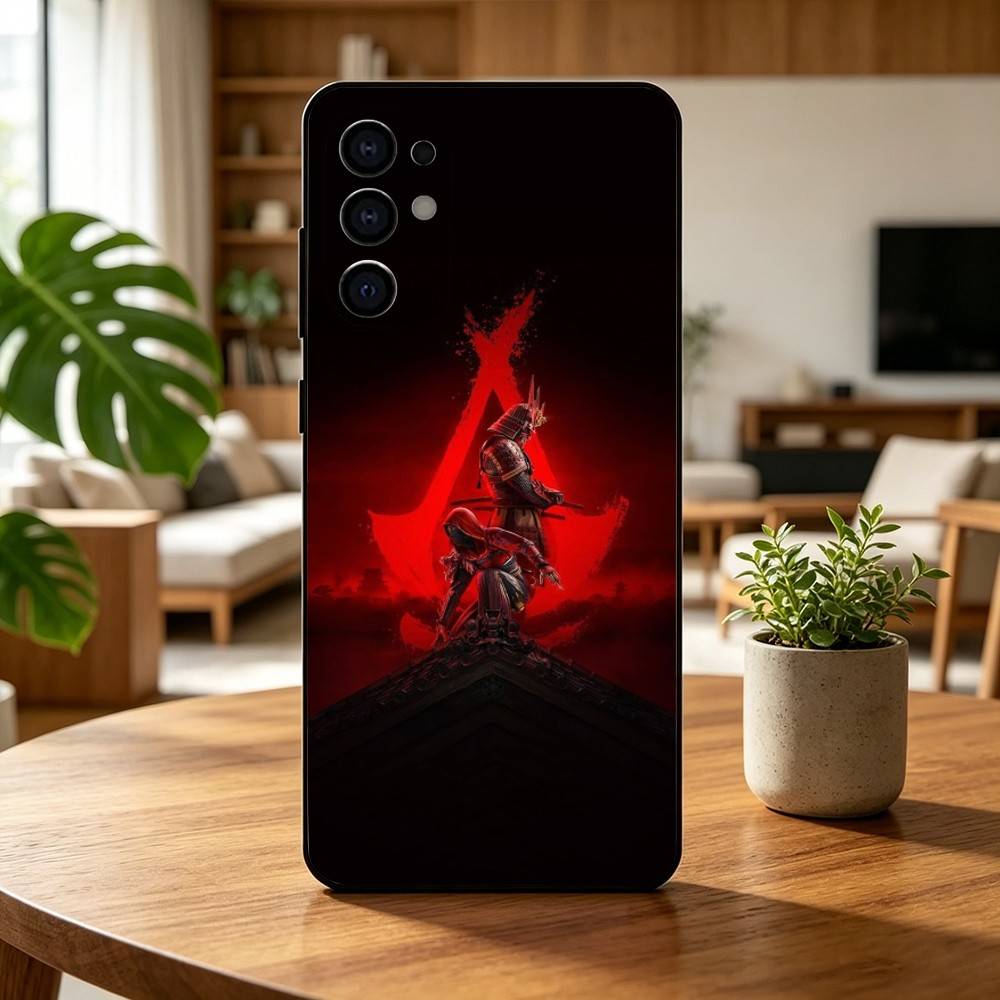 Spiel Assassins Creed Handyhülle Für Samsung S25,S24,S21,S22,S23,S30,Ultra,S20,Plus,Fe,Lite,Note,10,Schwarze Hülle