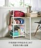 Yamazaki Jitsugyo 1419 Blindfold Wagon L White W42 x x Tower Hidden Storage Storage Wagon with Casters D32.1 H84.5cm (including casters)