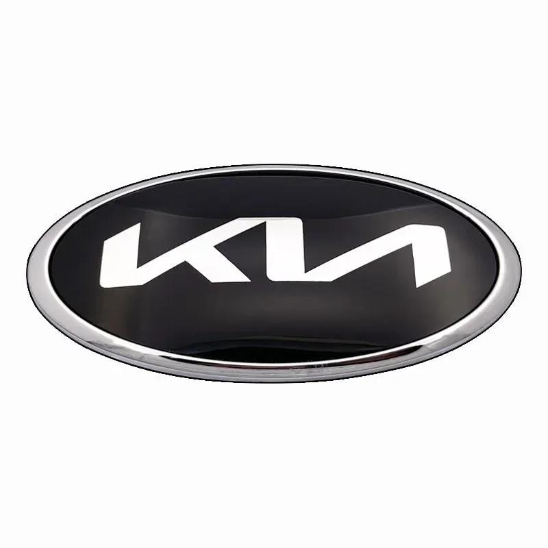 AAAGR1 Car Front Hood Emblem Rear Trunk Badge Sticker KIA Sportage Ceed Sorento Cerato Optima Picanto Rio Soul K3 K5 Stonic Fitting