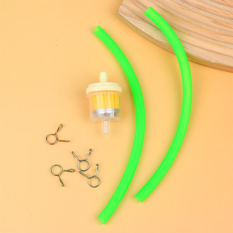 Universal Petite49cc Gas Fuel Filter Inline with Transparent Pipe for Motorcycle Motocross Pit Bike ATV - Fuel System Upgrade Ac