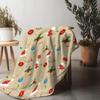 Feestelijke Kerst Plaid Deken Gezellig Omkeerbare Flanellen Deken Vakantie Huis Decoratie Cadeau Ultra Zacht Warm Textuur Gezellig