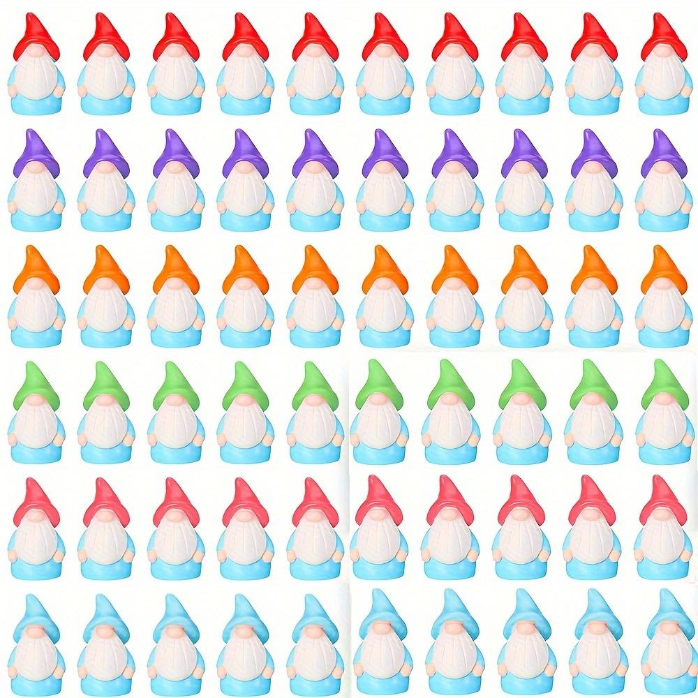 30Pc Mini Resin Tiny Gnome Statues Floor Mount Dwarf Figurines For Craft Home Dollhouse Ornament Garden Outdoor Decoration