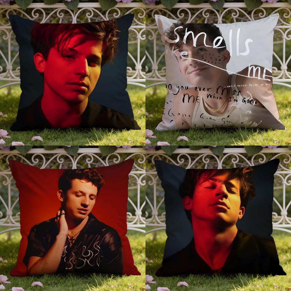 Singer C-Charlie Puth Cushion Cover Home & Car Dual-Scene Pillow Cover: Reversible for Premium Comfort