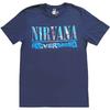 26 tricou Nirvana logo trupă Nevermind Nou Oficial Unisex Albastru Marin Tricou Unisex