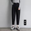 2023 Summer Fashion Commuting Simple High Waist Button Loose Relaxed Slim Drop Feel Versatile Oversize Women's Suit Harlan Pants