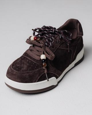 Damen Sneaker Suny Liana 3791 36 braun Wildleder