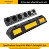 Rubber Parking Wheel Stopper: Anti-Collision PVC Wheel Limiter for Garages