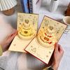 3D Light Birthday Card with Musical Pop Up Gift Message Cards Folding Type with Envelope Birthday Cake Cards