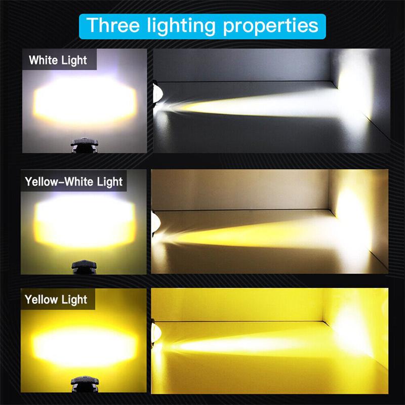 Motorcycle Headlights Led Spotlight 12V Work Lights Led Fog Light For Motorbike Off-Road 4X4 Bike Suv Utv
