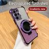 Capa de Telefone com Anel de Suporte Espelhado Brilhante à Prova de Choque com Galvanoplastia Para OPPO A40M A40 A60 4G A80 A3X A3 Pro 5G Realme 13 Pro Plus Capa Macia