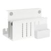 Desk Side Storage Rack with Table Side 4 Magnetic Clips and Cable MacBook 8KG Load Document Easy No Tools Steel No Drilling Desktop Instruction Manual