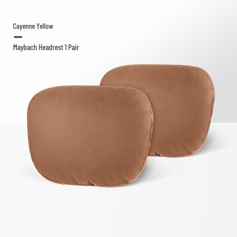 Ensemble Coussin de Soutien Lombaire et Appui-tête Premium pour Mercedes-Maybach