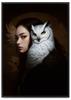 Owl Portrait Poster
